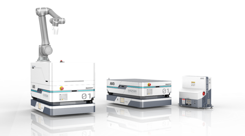 富易堂數位開發的自主式移動機器人（AMR250M），搭配全向輪並結合AI演算法、2D LiDAR、3D攝影機等技術，協助客戶實現產線全自動化